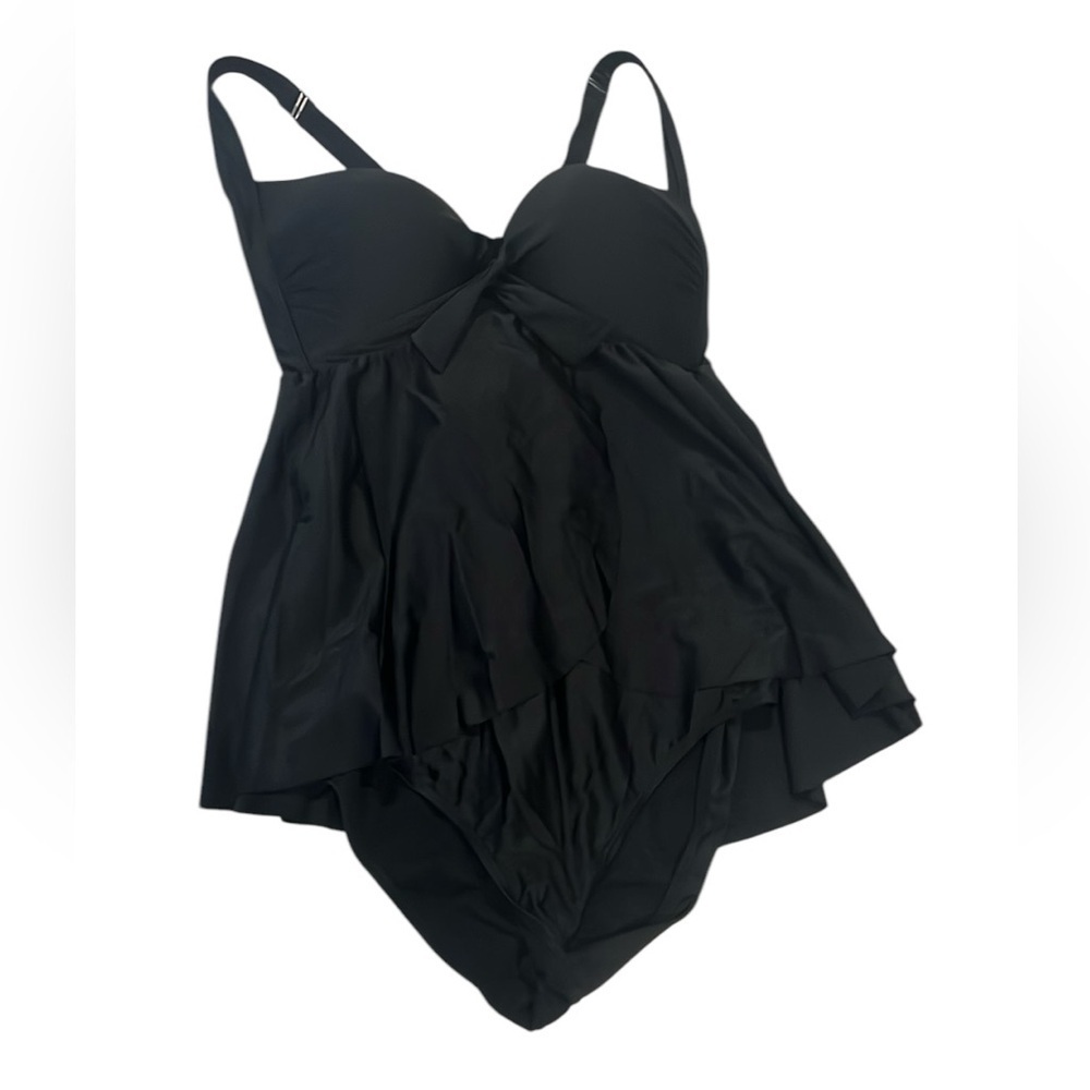Torrid Black one piece Women's Swim size 1 R